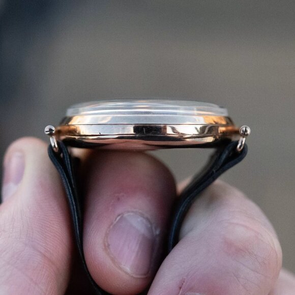 A Lange & Sohne Glashutte Watch 14k Rose Gold 35mm, Antique Pre-1930 Collectors - Picture 7 of 10